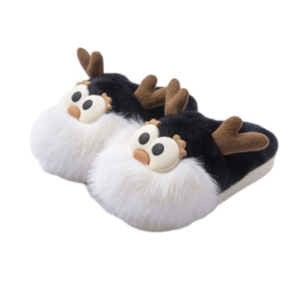 Cute Cartoon Christmas Deer Cotton Shoes - Image 7